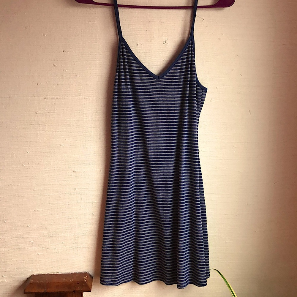 Striped BDG Backless Mini Dress